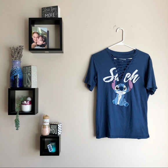 Disney Lilo & Stitch T-Shirt with Lace-Up Front - Picture 3 of 14